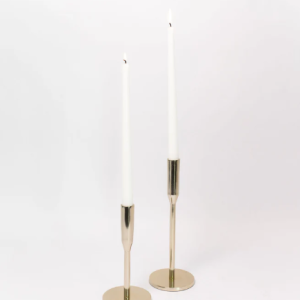 Gold Taper Holders - Set of 2