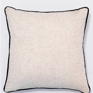 Linen Pillow with Piping - 20"x20"